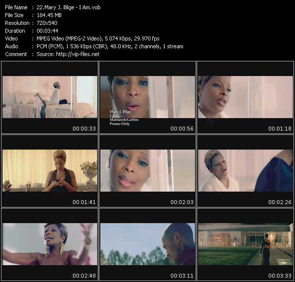 Mary J. Blige video ”I Am” from dvd ”Hot Video February 2010”