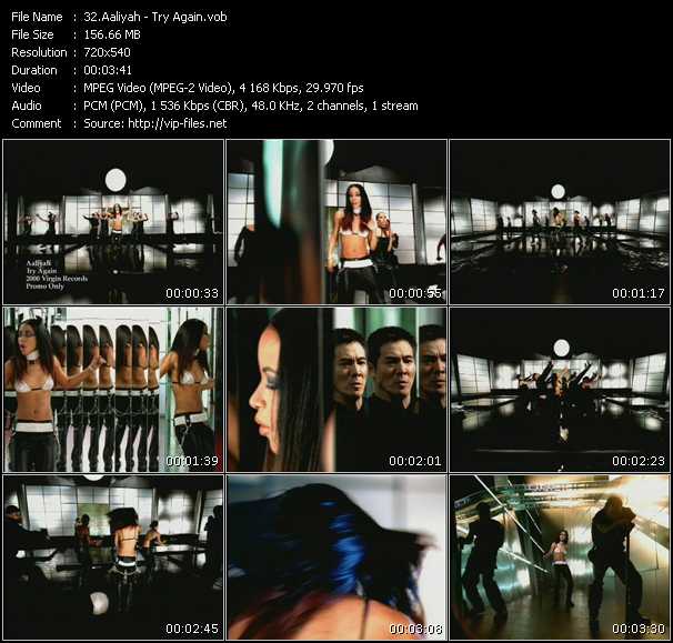 Aaliyah video ”Try Again” from dvd ”Hot Video April 2000”