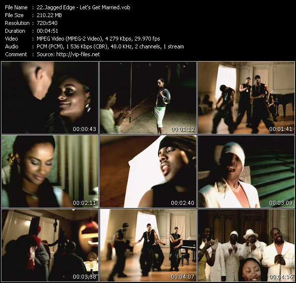 Jagged Edge video ”Let's Get Married” from dvd ”Hot Video June 2000”