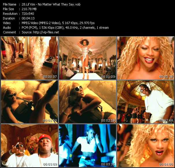 Lil' Kim video ”No Matter What They Say” from dvd ”Hot Video July 2000”