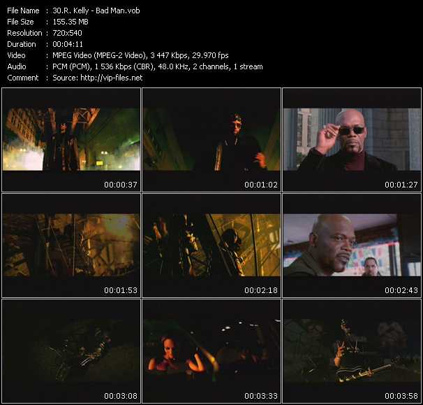 R. Kelly video ”Bad Man” from dvd ”Hot Video July 2000”