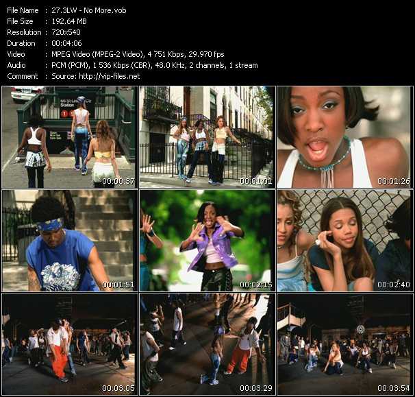 3LW video ”No More” from dvd ”Hot Video September 2000”