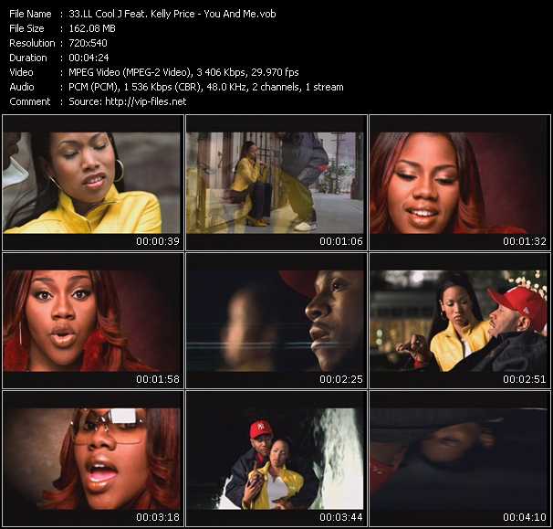 LL Cool J Feat. Kelly Price video ”You And Me” from dvd ”Hot Video November 2000”