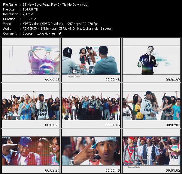 New Boyz Feat. Ray J video ”Tie Me Down” from dvd ”Hot Video December 2009”