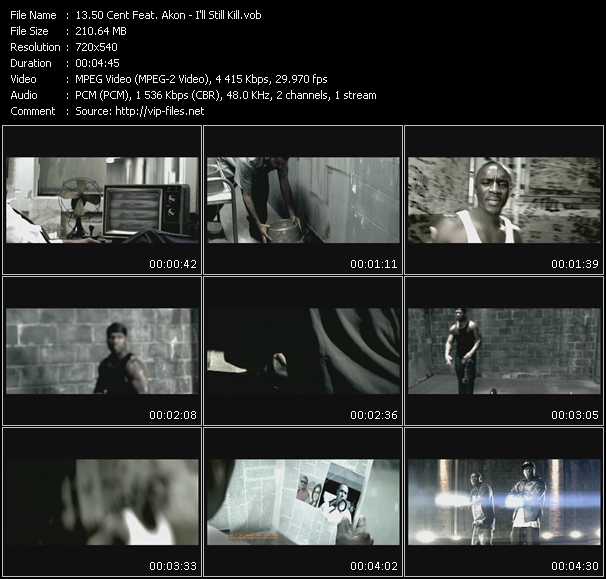50 Cent Feat. Akon video ”I'll Still Kill” from dvd ”Canada Rhythm Video Issue 4”