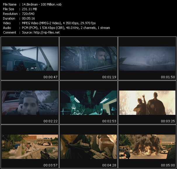 Birdman video ”100 Million” from dvd ”Canada Rhythm Video Issue 4”