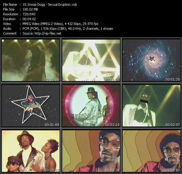 Snoop Dogg video ”Sexual Eruption” from dvd ”Canada Rhythm Video Issue 4”