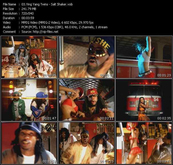 Ying Yang Twins Feat. Lil' Jon And The East Side Boyz video ”Salt Shaker” from dvd ”Urban Video January 2004”