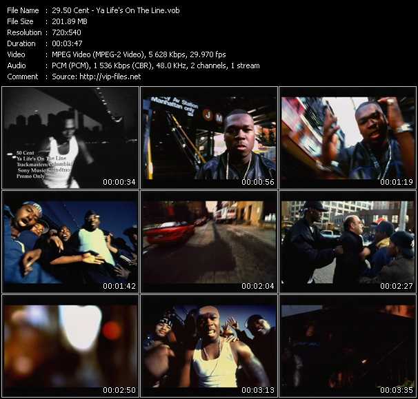 50 Cent video ”Ya Life's On The Line” from dvd ”Urban Video January 2004”