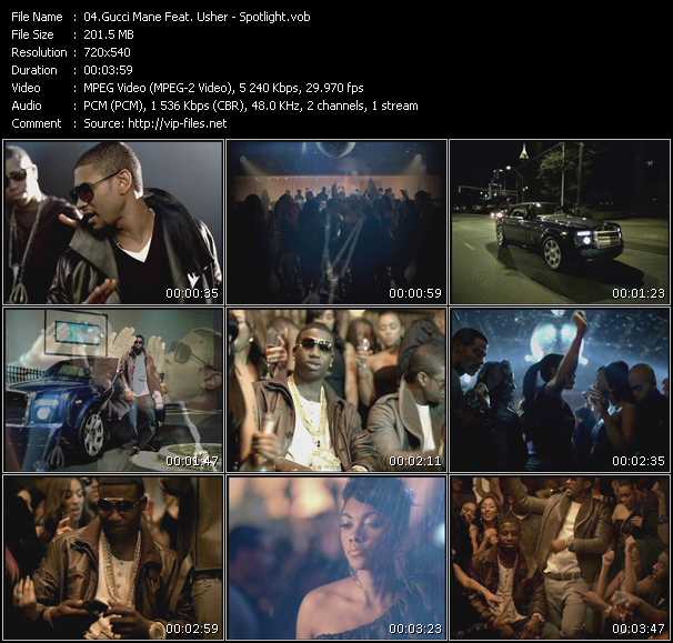 Gucci Mane Feat. Usher video ”Spotlight” from dvd ”Urban Video January 2010”