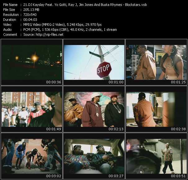 Download Music Video: Dj Kay Slay (Dj Kayslay) Feat. Yo Gotti, Ray J, Jim Jones And Busta Rhymes - Blockstars 