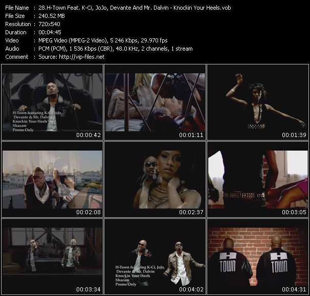 H-Town Feat. Jodeci video ”Knockin Your Heels” from dvd ”Urban Video January 2010”