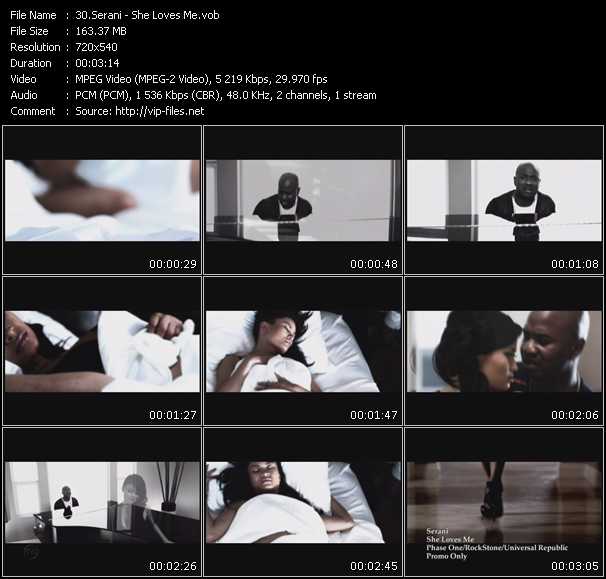 Serani video ”She Loves Me” from dvd ”Urban Video January 2010”