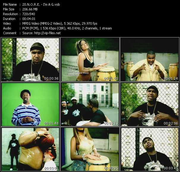 N.O.R.E. video ”I'm A G” from dvd ”Urban Video February 2006”