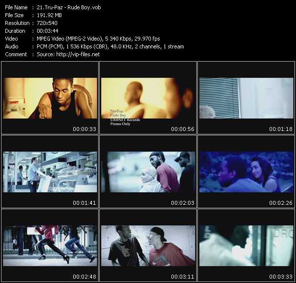 Tru-Paz video ”Rude Boy” from dvd ”Urban Video February 2006”