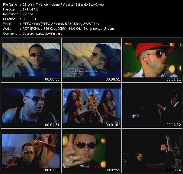 Wisin And Yandel video ”Llame Pa' Verte (Bailando Sexy)” from dvd ”Urban Video February 2006”