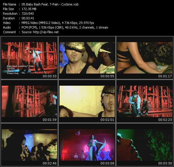 Baby Bash Feat. T-Pain video ”Cyclone” from dvd ”Urban Video February 2008”