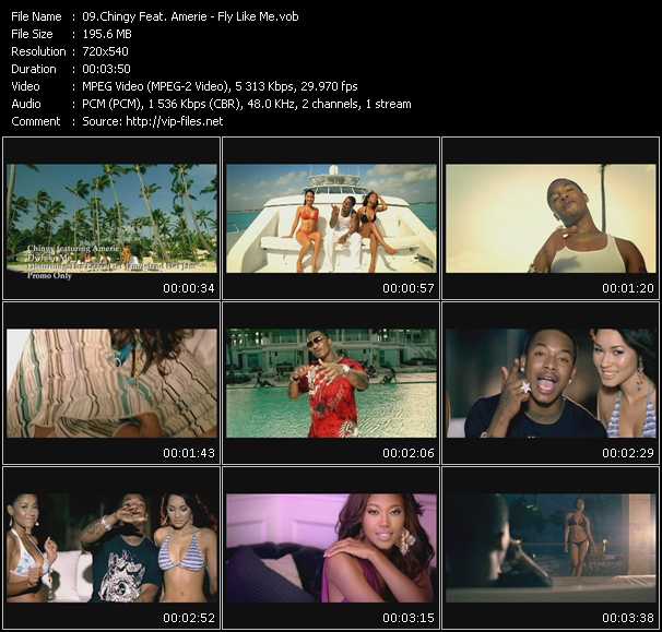 Chingy Feat. Amerie video ”Fly Like Me” from dvd ”Urban Video February 2008”