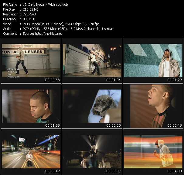 Chris Brown video ”With You” from dvd ”Urban Video February 2008”