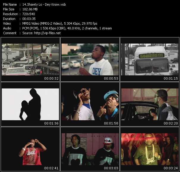 Shawty Lo video ”Dey Know” from dvd ”Urban Video February 2008”