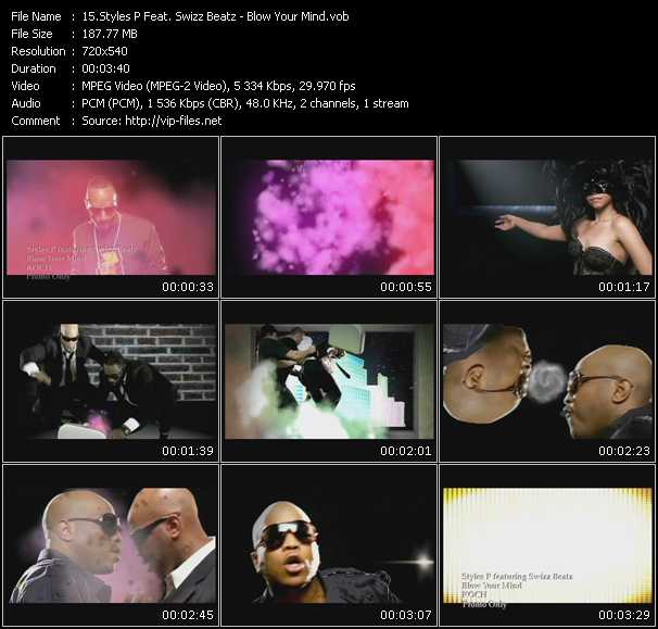 Styles P Feat. Swizz Beatz video ”Blow Your Mind” from dvd ”Urban Video February 2008”