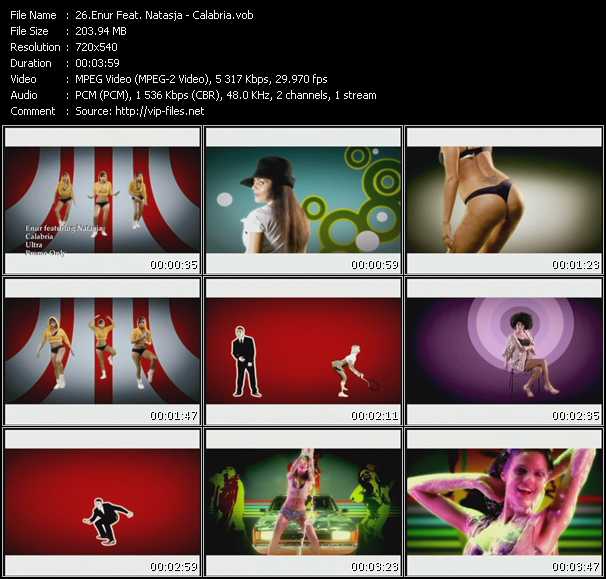 Enur Feat. Natasja video ”Calabria” from dvd ”Urban Video February 2008”