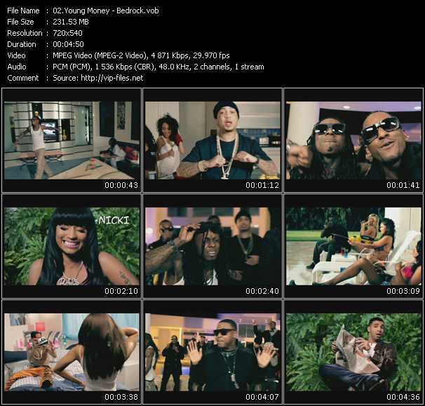Young Money video ”Bedrock” from dvd ”Urban Video February 2010”