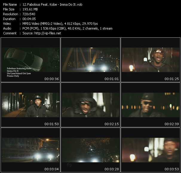Fabolous Feat. Kobe video ”Imma Do It” from dvd ”Urban Video February 2010”