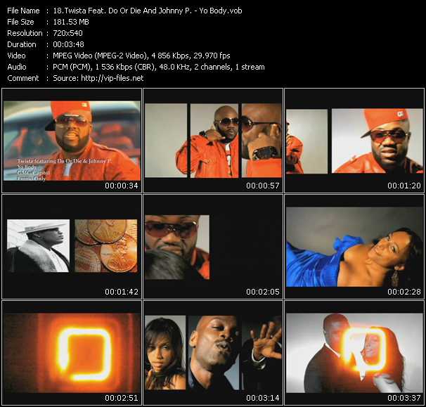 Twista Feat. Do Or Die And Johnny P. video ”Yo Body” from dvd ”Urban Video February 2010”