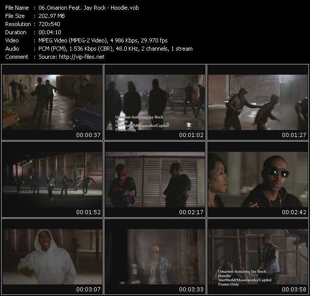 Omarion Feat. Jay Rock video ”Hoodie” from dvd ”Urban Video March 2010”