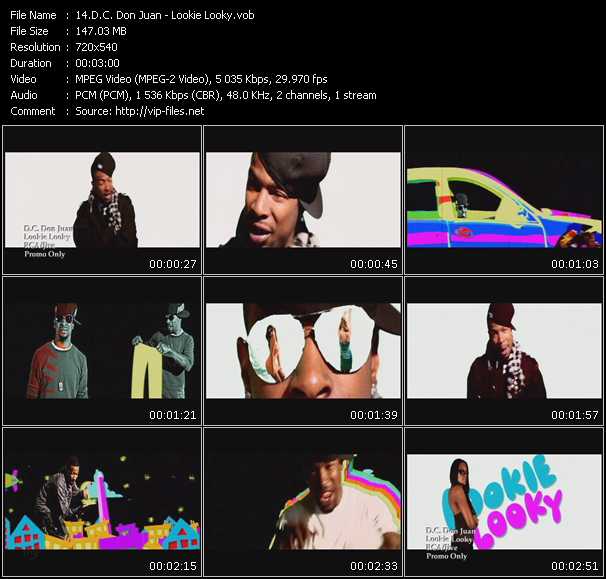 D.C. Don Juan video ”Lookie Looky” from dvd ”Urban Video March 2010”