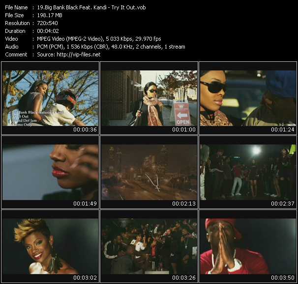 Big Bank Black Feat. Kandi video ”Try It Out” from dvd ”Urban Video March 2010”