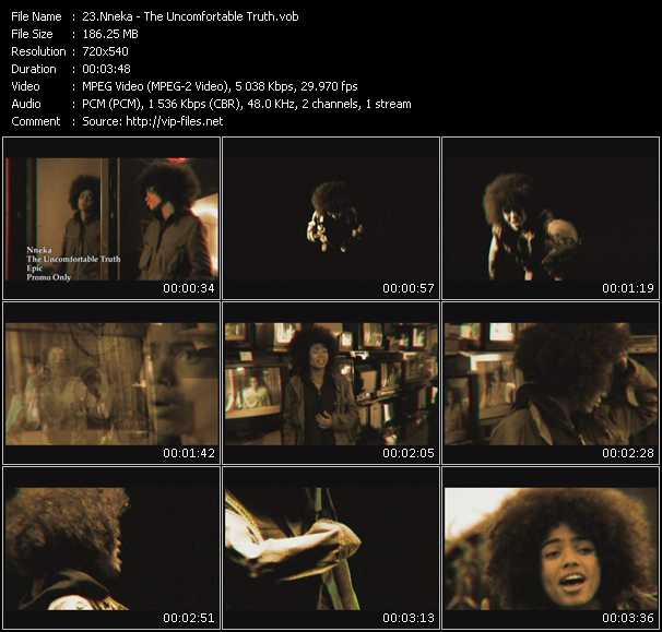 Nneka video ”The Uncomfortable Truth” from dvd ”Urban Video March 2010”