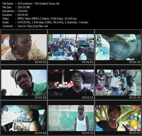 Konshens video ”The Realest Song” from dvd ”Urban Video March 2010”