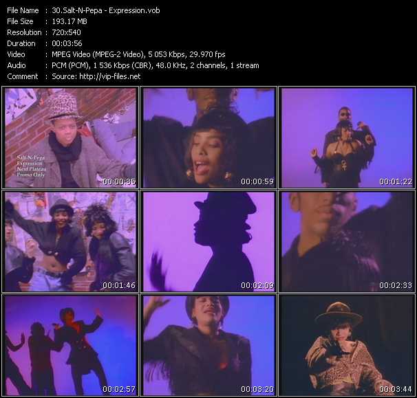 Salt-N-Pepa video ”Expression” from dvd ”Urban Video March 2010”