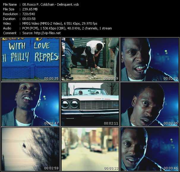 Rosco P. Coldchain video ”Delinquent” from dvd ”Urban Video June 2003”