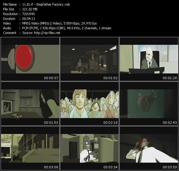 El-P video ”Stepfather Factory” from dvd ”Urban Video July 2003”