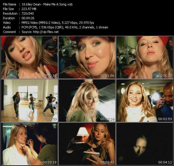 Kiley Dean video ”Make Me A Song” from dvd ”Urban Video July 2003”