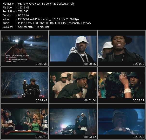 Tony Yayo Feat. 50 Cent video ”So Seductive” from dvd ”Urban Video July 2005”