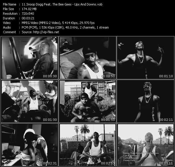 Snoop Dogg Feat. The Bee Gees video ”Ups And Downs” from dvd ”Urban Video July 2005”