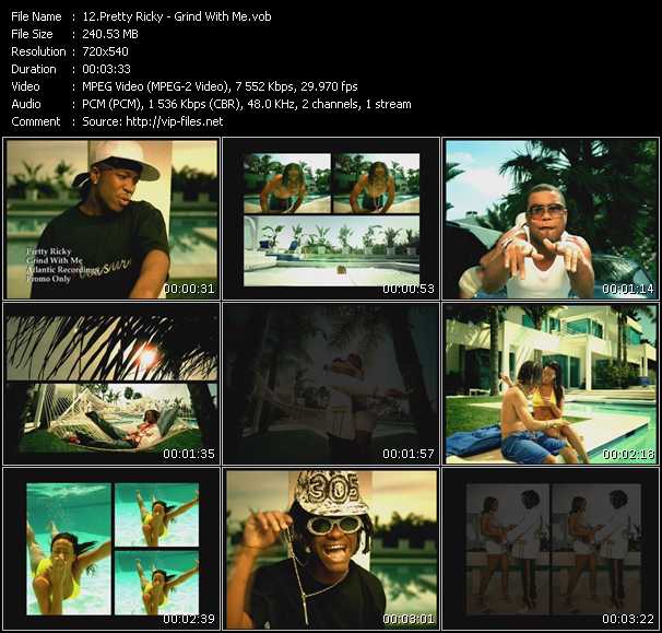 Pretty Ricky video ”Grind With Me” from dvd ”Urban Video July 2005”