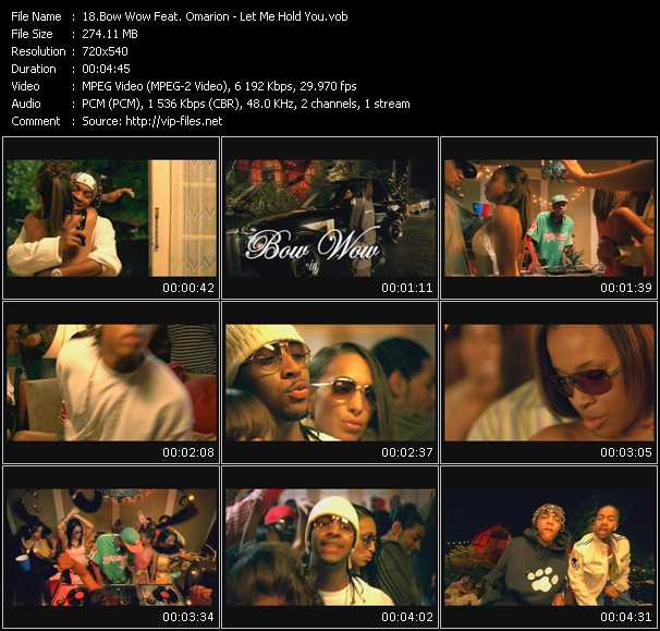 Bow Wow Feat. Omarion video ”Let Me Hold You” from dvd ”Urban Video July 2005”