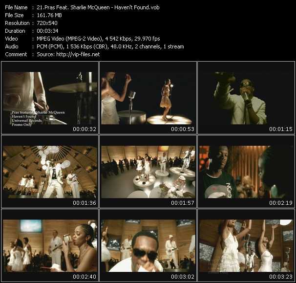 Pras (Pras Michel) Feat. Sharli McQueen video ”Haven't Found” from dvd ”Urban Video August 2005”