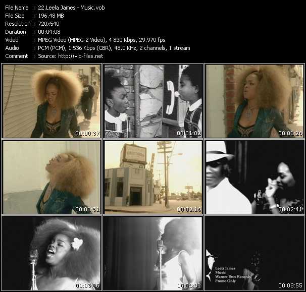 Leela James video ”Music” from dvd ”Urban Video August 2005”