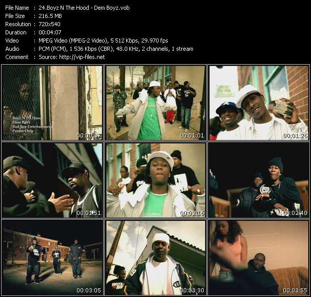 Boyz N Da Hood video ”Dem Boyz” from dvd ”Urban Video August 2005”