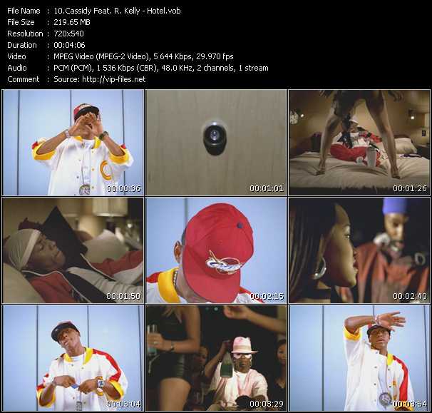 Cassidy Feat. R. Kelly video ”Hotel” from dvd ”Urban Video December 2003”