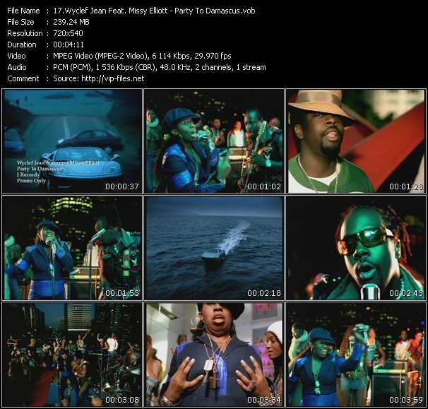 Wyclef Jean Feat. Missy Elliott video ”Party To Damascus” from dvd ”Urban Video December 2003”