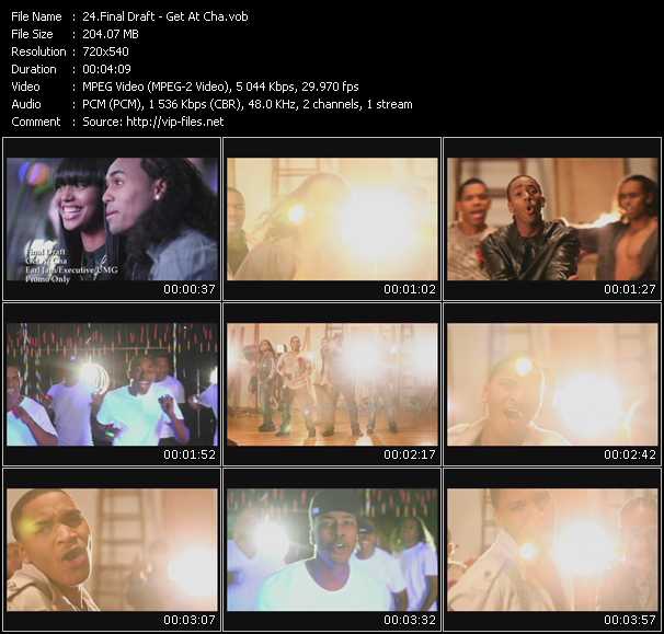 Final Draft video ”Get At Cha” from dvd ”Urban Video December 2009”
