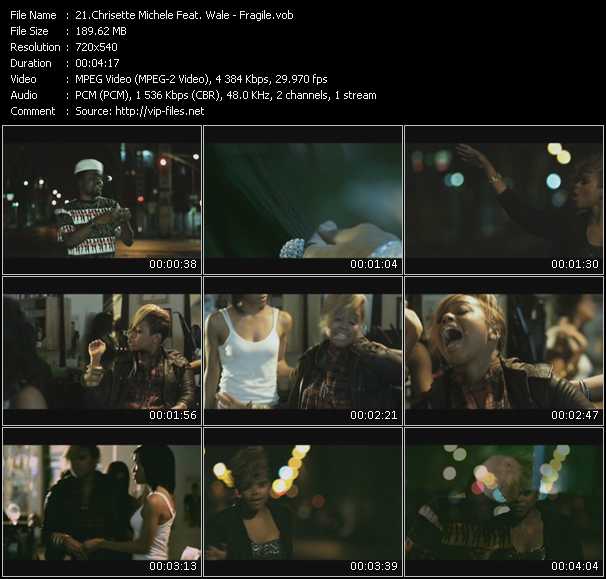 Chrisette Michele Feat. Wale video ”Fragile” from dvd ”Screenplay VJ-Pro Hits Vision January 2010”