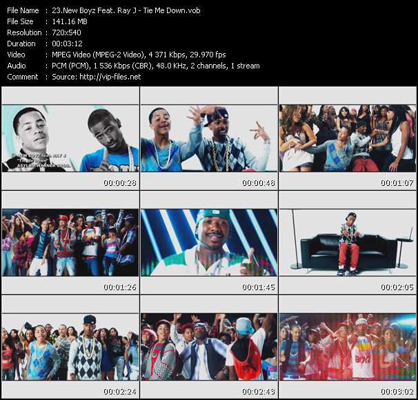 New Boyz Feat. Ray J video ”Tie Me Down” from dvd ”Screenplay VJ-Pro Hits Vision January 2010”